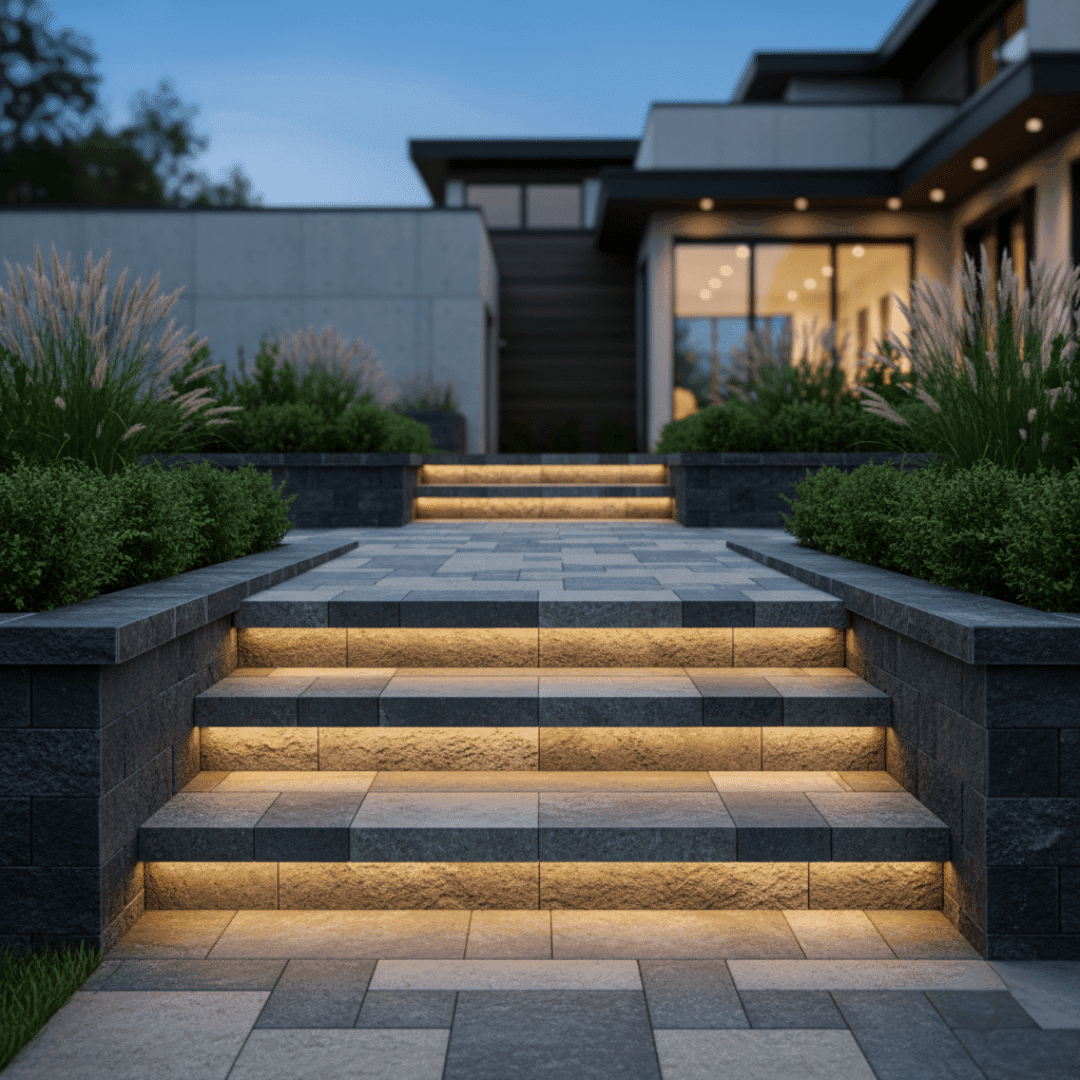 Uni-stone staircase