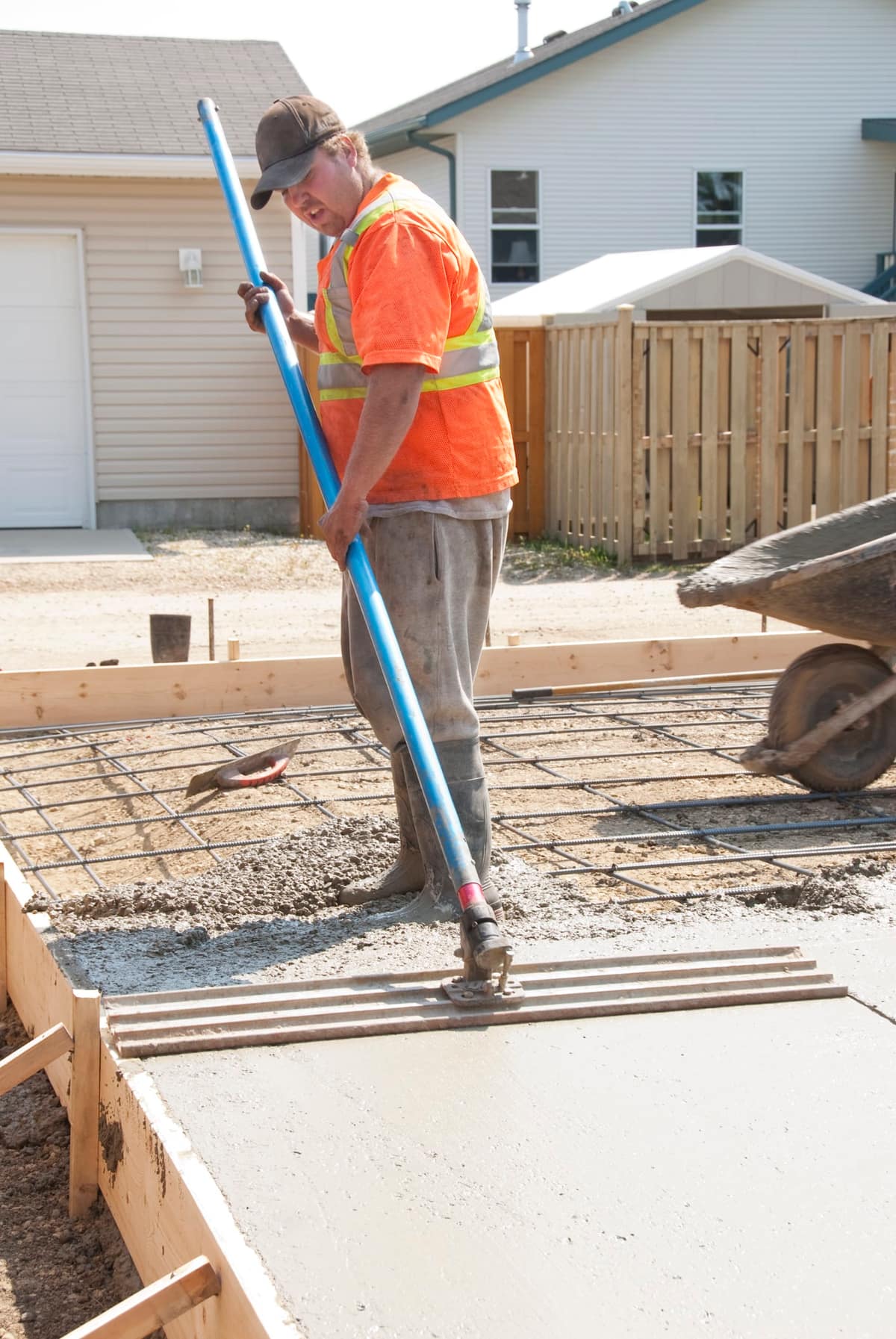 Travaux de béton