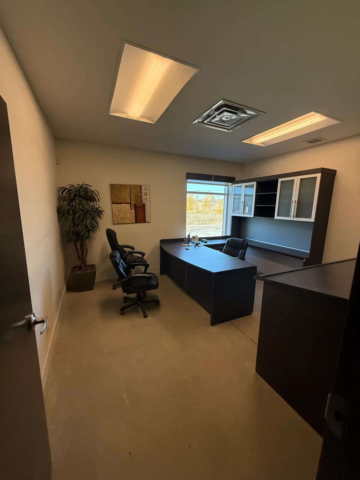 Vue d’un bureau individuel